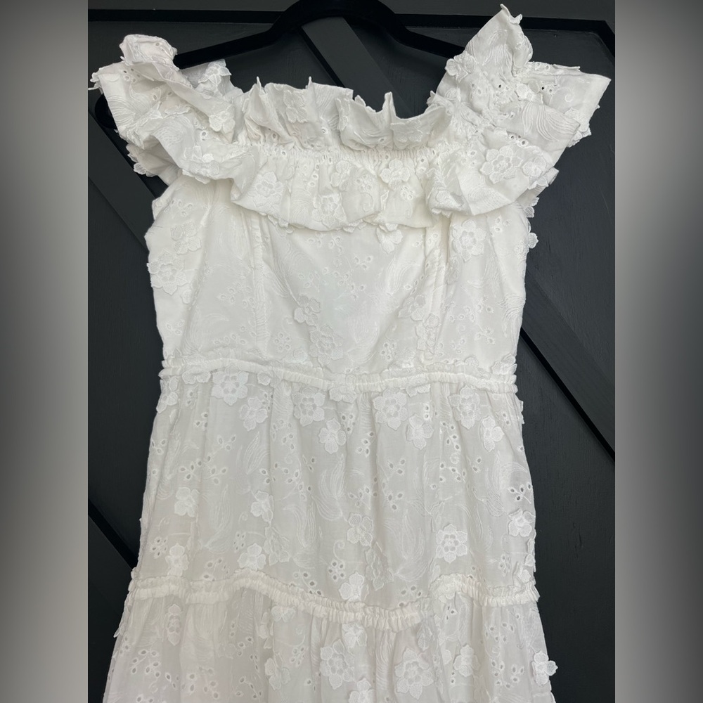 Astr White Off-Shoulder Midi Dress - Picture 6 of 10